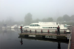 Hardy Fishermen in the fog