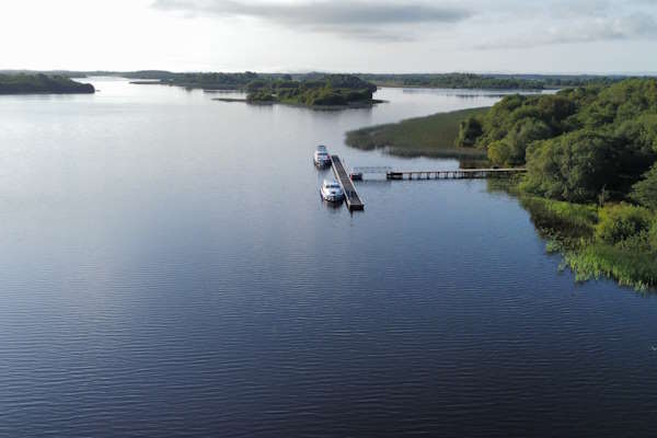 Aerial view of lough Erne