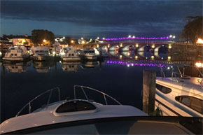 Carrick-on-Shannon at night