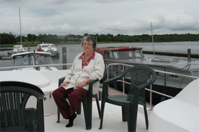Just kicking back and enjoying the river Shannon