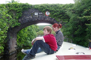Relaxing on a 45ft Barge on the Shannon/Erne Waterway.