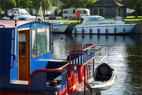 Carlow Class moored at Dromod Harbour