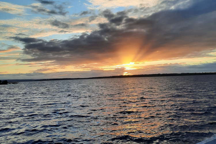 Sunset over Lough Derg