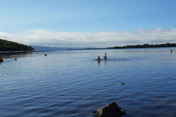 A great day for a dip in Lough Erne