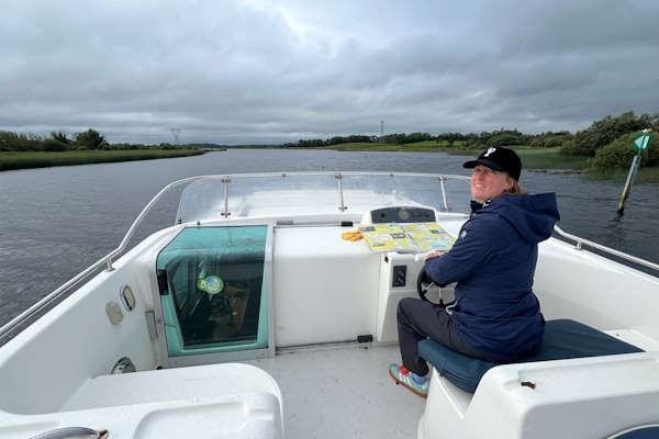 Crossing a lake on a Silver Breeze