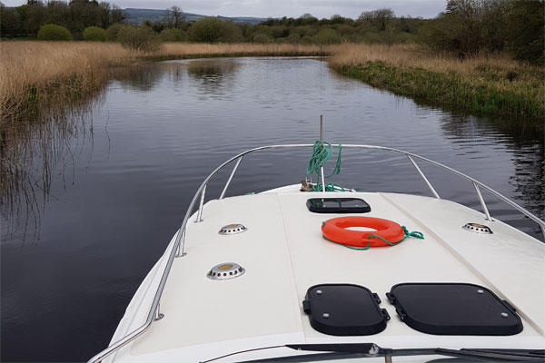 Gently cruising on the Shannon