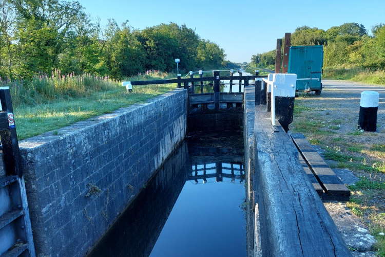 A lock on the Clondra Canal
