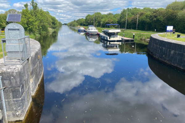 The Jamestown canal from Victoria lock