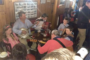 Family Trad Session on Lough Derg