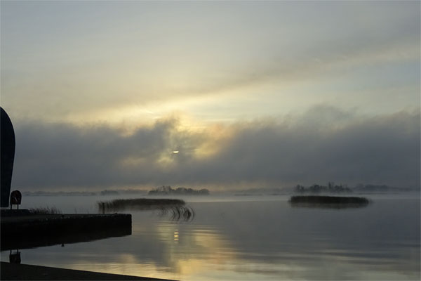 October Mist on Lough Derg