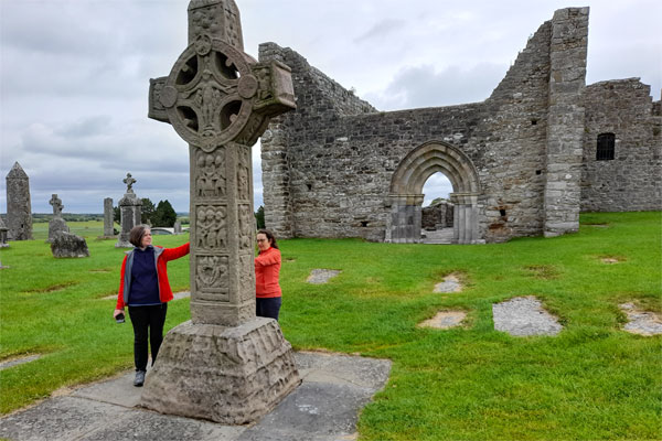 Celtic Cross at Clonmacnoise