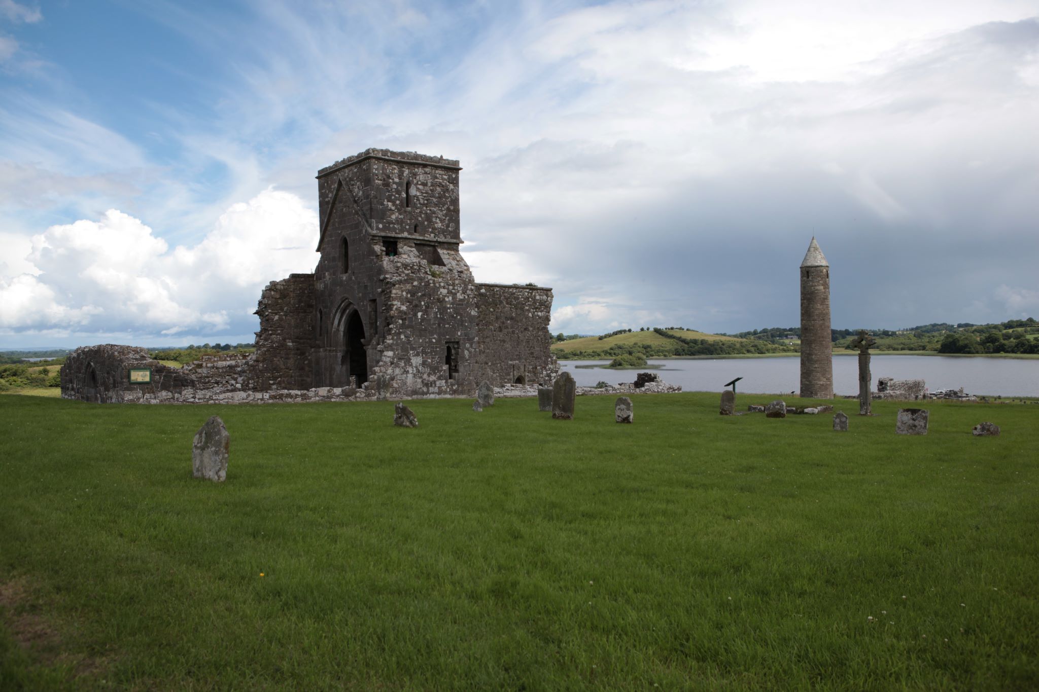 Monastic ruins on Devenish Island.