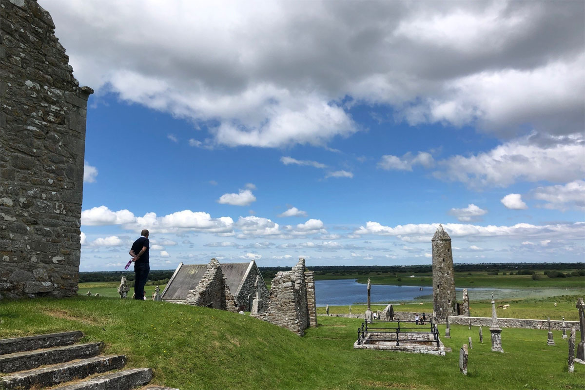 A view of the Shannon River from Clonmacnoise