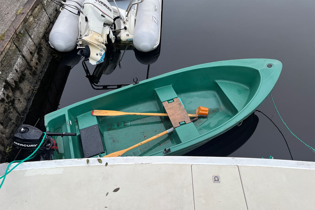 Free Emerald Star dinghy - good for snorers!