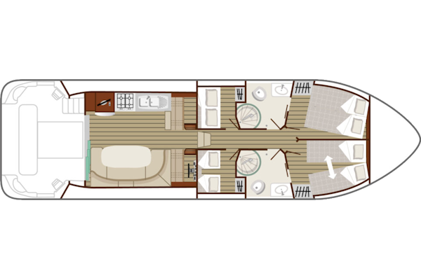 Plan of the Galway Octo hire boat