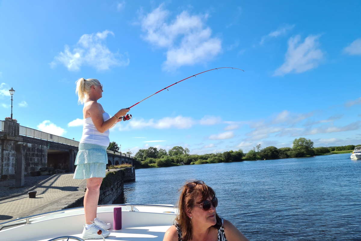 Fishing on the Shannon River