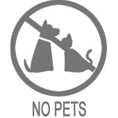 Pets are not allowed on this boat